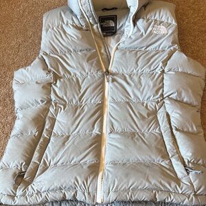 The north face down puffer vest small women’s
